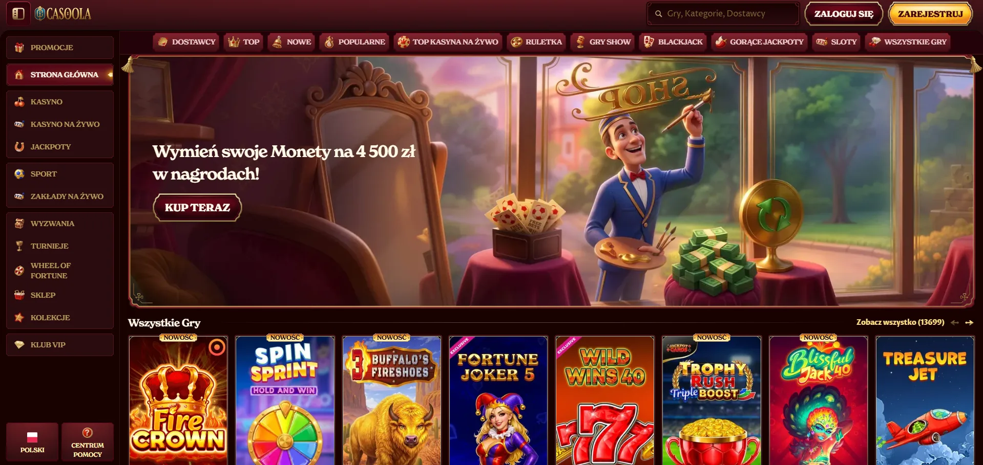 Casoola Casino Bonus